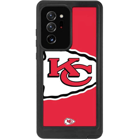 NFL Kansas City Chiefs Large Logo Galaxy Note20 Ultra 5G Waterproof Case