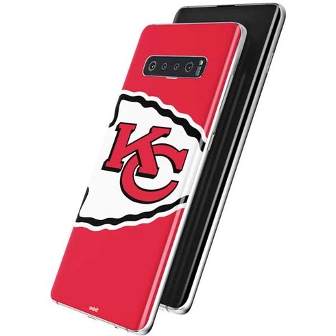 NFL Kansas City Chiefs Large Logo Galaxy S10 Plus Skin
