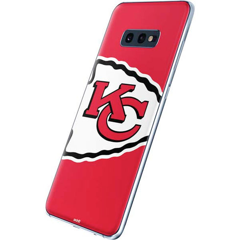 NFL Kansas City Chiefs Large Logo Galaxy S10e Skin