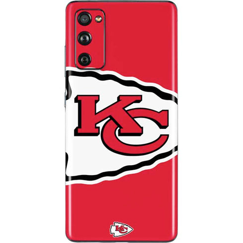 NFL Kansas City Chiefs Large Logo Galaxy S20 Fan Edition Skin