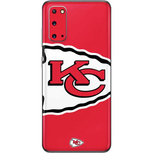 NFL Kansas City Chiefs Large Logo Galaxy S20 Skin