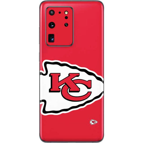 NFL Kansas City Chiefs Large Logo Galaxy S20 Ultra 5G Skin