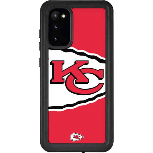 NFL Kansas City Chiefs Large Logo Galaxy S20 Waterproof Case