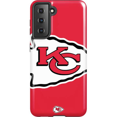 NFL Kansas City Chiefs Large Logo Galaxy S21 5G Pro Case