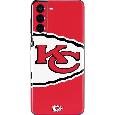 NFL Kansas City Chiefs Large Logo Galaxy S21 5G Skin