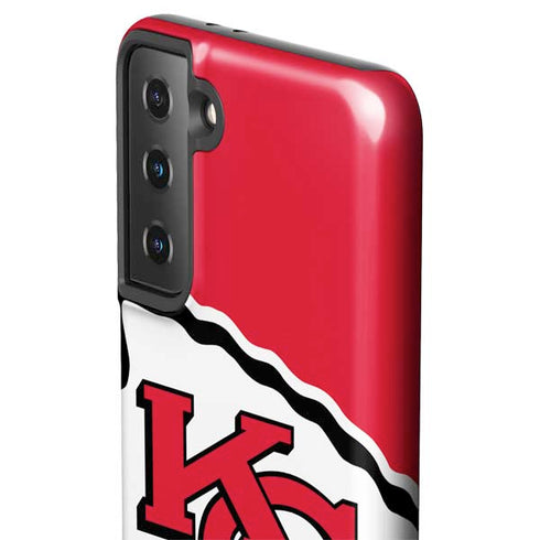 NFL Kansas City Chiefs Large Logo Galaxy S21 FE Pro Case