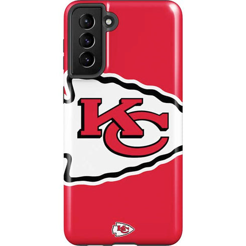NFL Kansas City Chiefs Large Logo Galaxy S21 Plus 5G Pro Case
