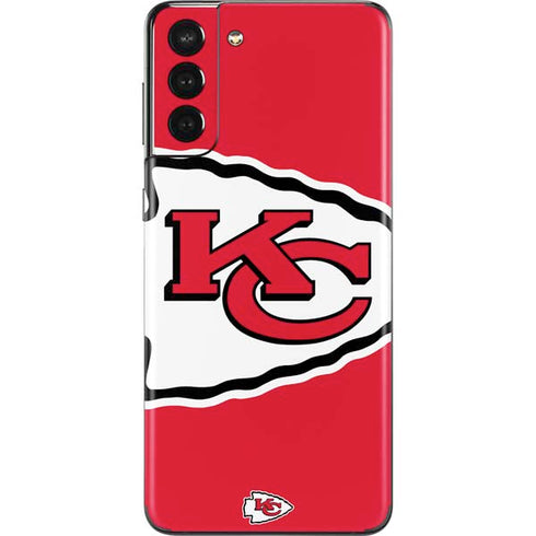 NFL Kansas City Chiefs Large Logo Galaxy S21 Plus 5G Skin