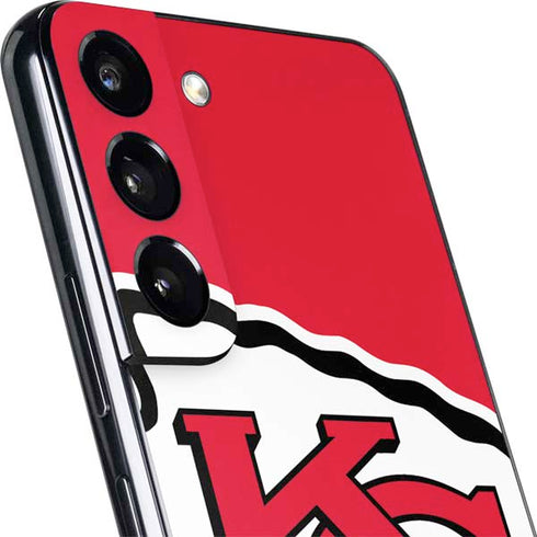 NFL Kansas City Chiefs Large Logo Galaxy S22 Plus Skin