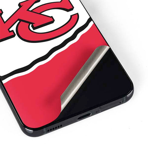 NFL Kansas City Chiefs Large Logo Galaxy S22 Plus Skin