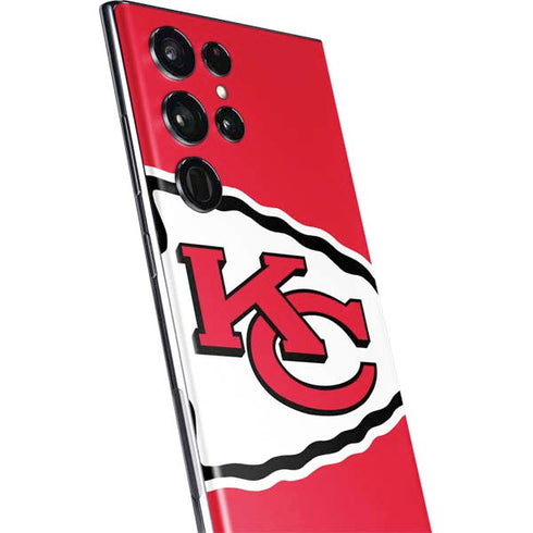 NFL Kansas City Chiefs Large Logo Galaxy S22 Ultra Skin