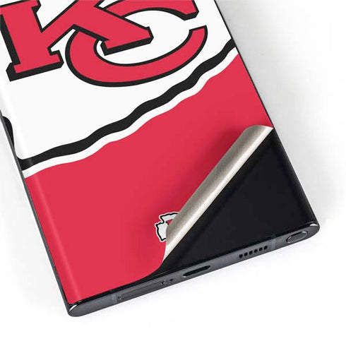NFL Kansas City Chiefs Large Logo Galaxy S22 Ultra Skin