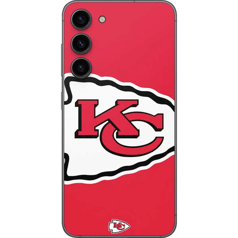 NFL Kansas City Chiefs Large Logo Galaxy S23 Plus Skin