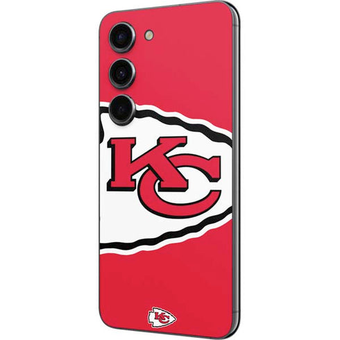 NFL Kansas City Chiefs Large Logo Galaxy S23 Skin