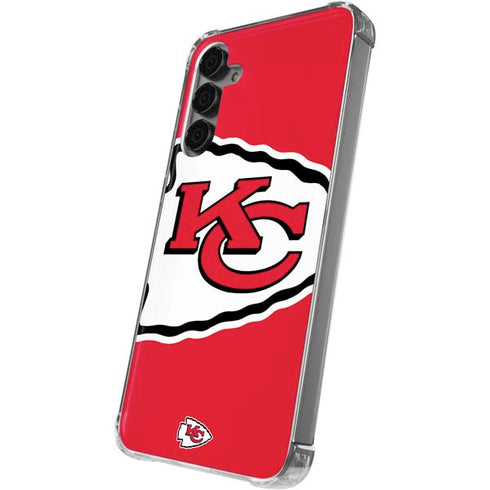 NFL Kansas City Chiefs Large Logo Galaxy S24 Plus Clear Case