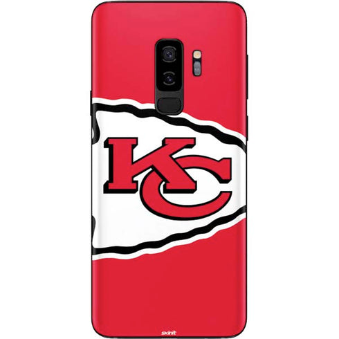 NFL Kansas City Chiefs Large Logo Galaxy S9 Plus Skin