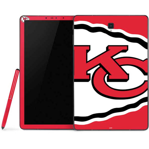NFL Kansas City Chiefs Large Logo Samsung Galaxy Tab Skin