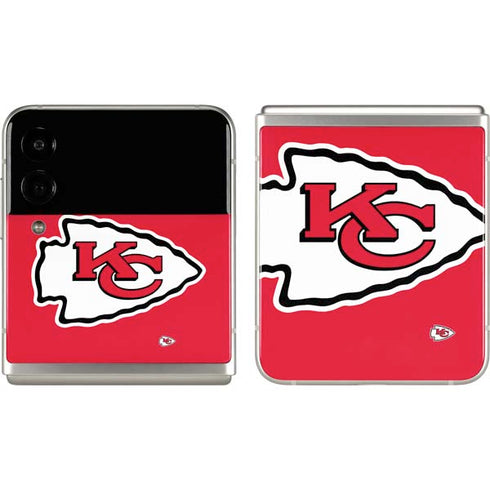 NFL Kansas City Chiefs Large Logo Galaxy Z Flip3 5G Skin