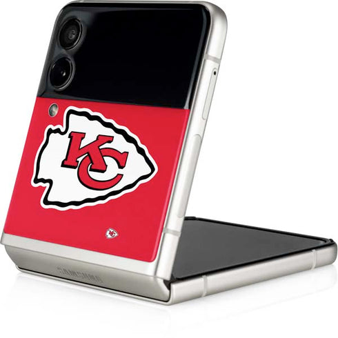 NFL Kansas City Chiefs Large Logo Galaxy Z Flip3 5G Skin