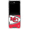 NFL Kansas City Chiefs Large Logo Galaxy Z Flip5 5G Clear Case