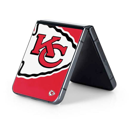 NFL Kansas City Chiefs Large Logo Galaxy Z Flip5 5G Skin