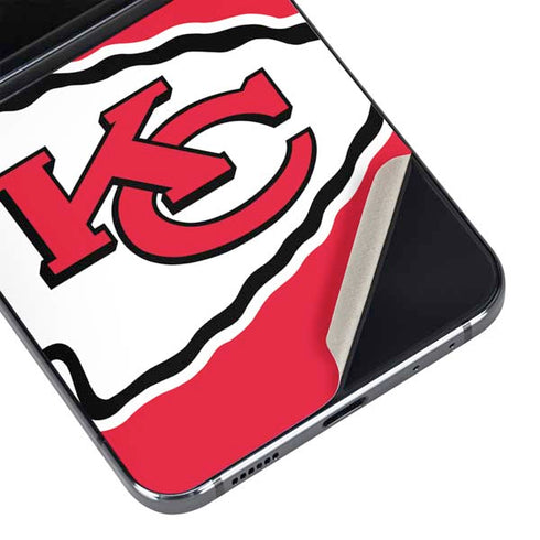 NFL Kansas City Chiefs Large Logo Galaxy Z Flip5 5G Skin