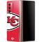 NFL Kansas City Chiefs Large Logo Galaxy Z Fold2 5G Skin