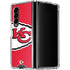 NFL Kansas City Chiefs Large Logo Galaxy Z Fold4 5G Clear Case