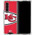 NFL Kansas City Chiefs Large Logo Galaxy Z Fold4 5G Clear Case