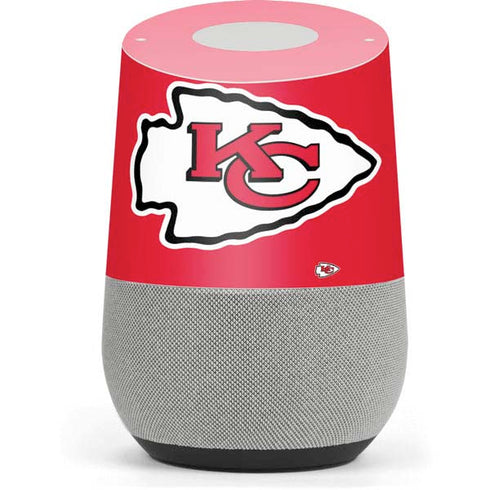 NFL Kansas City Chiefs Large Logo Google Home Skin