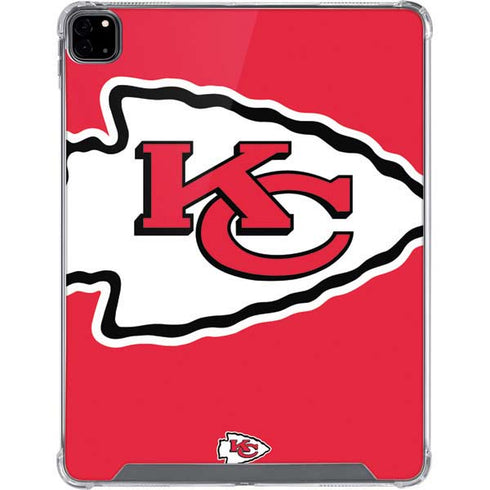 NFL Kansas City Chiefs Large Logo iPad Pro 12.9in (2020) Clear Case