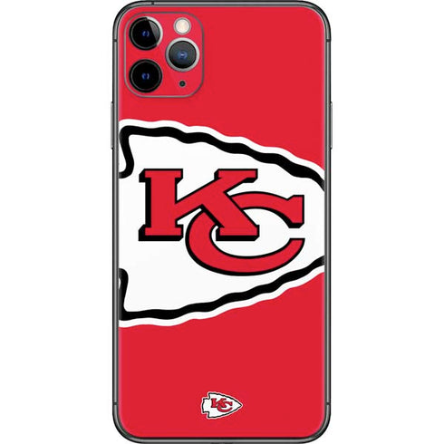 NFL Kansas City Chiefs Large Logo iPhone 11 Pro Max Skin