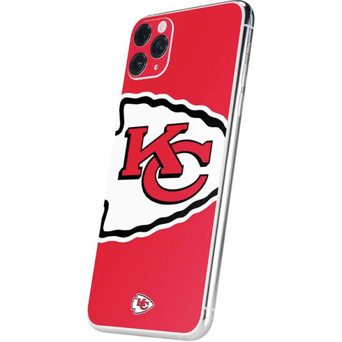 NFL Kansas City Chiefs Large Logo iPhone 11 Pro Max Skin