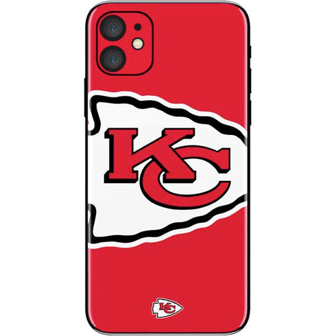 NFL Kansas City Chiefs Large Logo iPhone 11 Skin