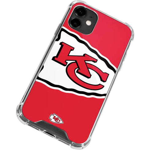NFL Kansas City Chiefs Large Logo iPhone 12 Mini Clear Case
