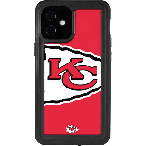 NFL Kansas City Chiefs Large Logo iPhone 12 Mini Waterproof Case