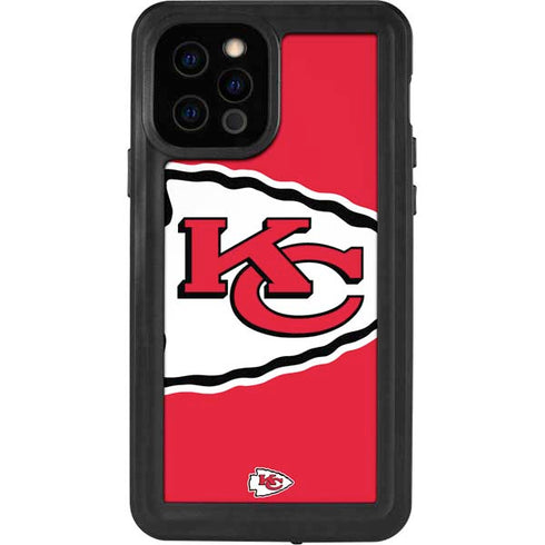 NFL Kansas City Chiefs Large Logo iPhone 12 Pro Waterproof Case