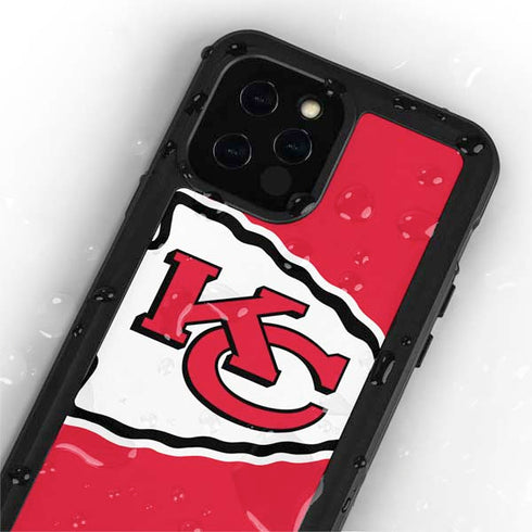 NFL Kansas City Chiefs Large Logo iPhone 12 Pro Waterproof Case