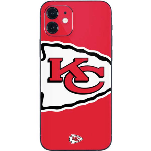 NFL Kansas City Chiefs Large Logo iPhone 12 Skin