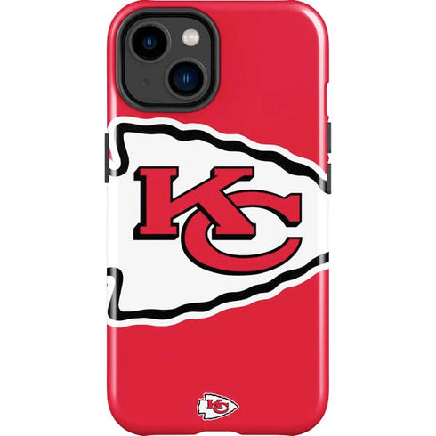 NFL Kansas City Chiefs Large Logo iPhone 14 Plus Impact Case
