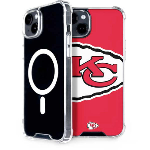 NFL Kansas City Chiefs Large Logo iPhone 15 Plus MagSafe Case
