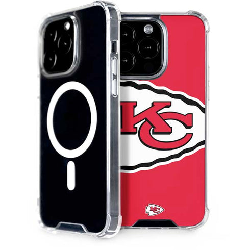 NFL Kansas City Chiefs Large Logo iPhone 15 Pro MagSafe Case