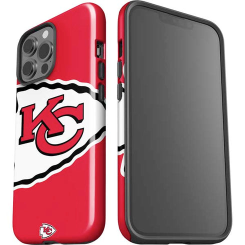 NFL Kansas City Chiefs Large Logo iPhone 15 Pro Max Impact Case