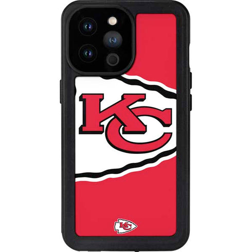 NFL Kansas City Chiefs Large Logo iPhone 14 Pro Max Waterproof Case