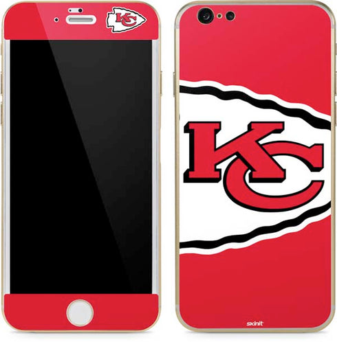 NFL Kansas City Chiefs Large Logo iPhone 6/6s Skin