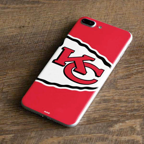 NFL Kansas City Chiefs Large Logo iPhone 8 Plus Skin