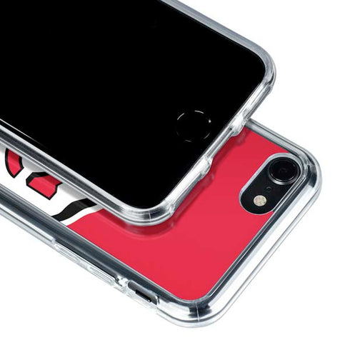 NFL Kansas City Chiefs Large Logo iPhone SE (2nd & 3rd Gen) Clear Case