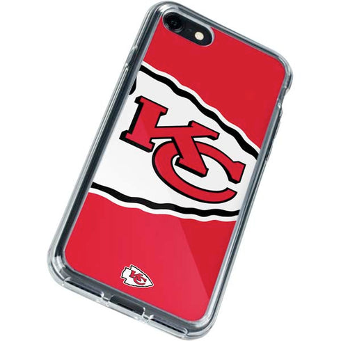 NFL Kansas City Chiefs Large Logo iPhone SE (2nd & 3rd Gen) Clear Case