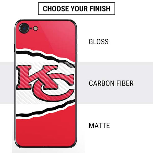 NFL Kansas City Chiefs Large Logo iPhone SE (2nd & 3rd Gen) Skin