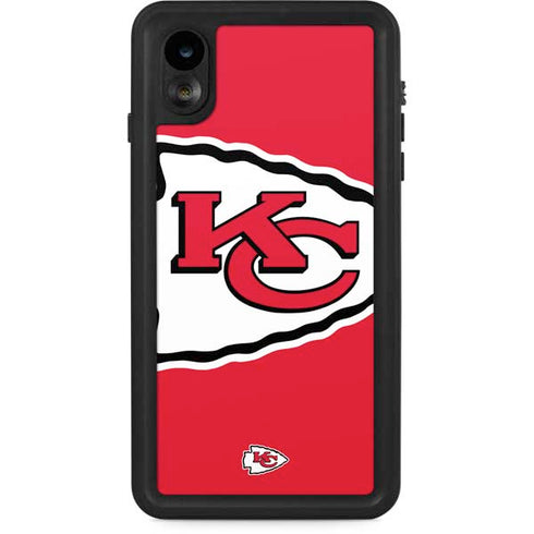 NFL Kansas City Chiefs Large Logo iPhone XR Waterproof Case